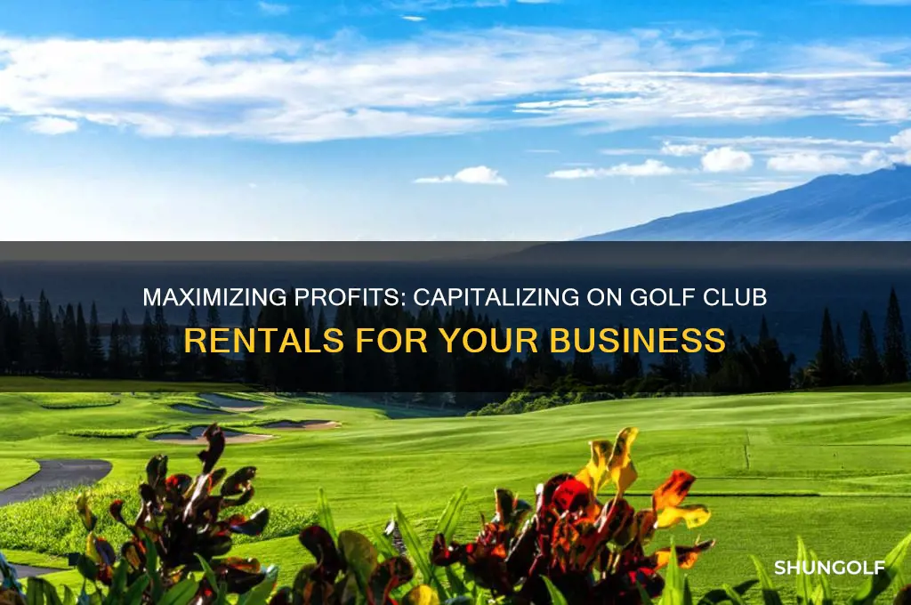can you capitalize golf club rentals