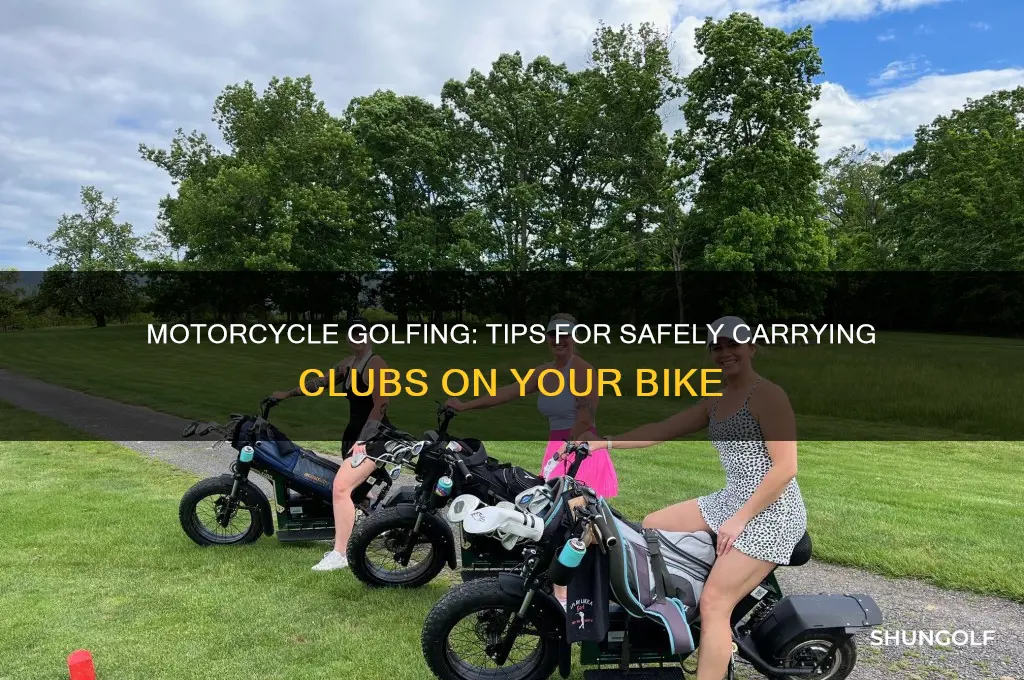 can you carry golf clubs on a motorcycle