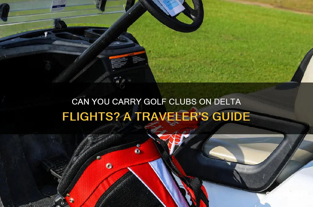can you carry on a golf club delta