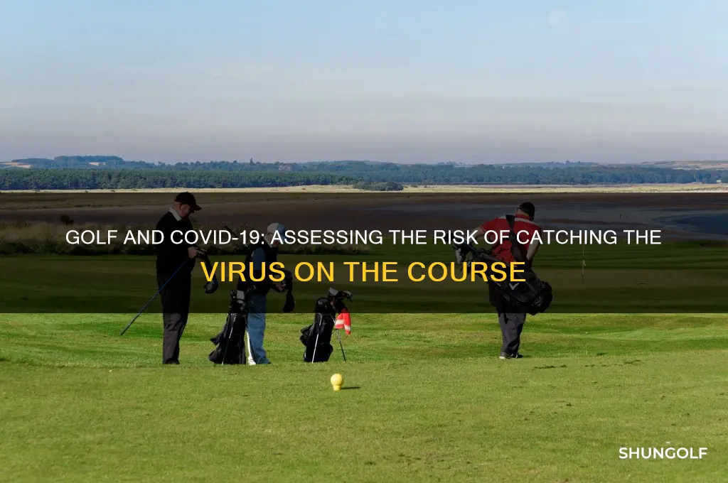 can you catch covid playing golf