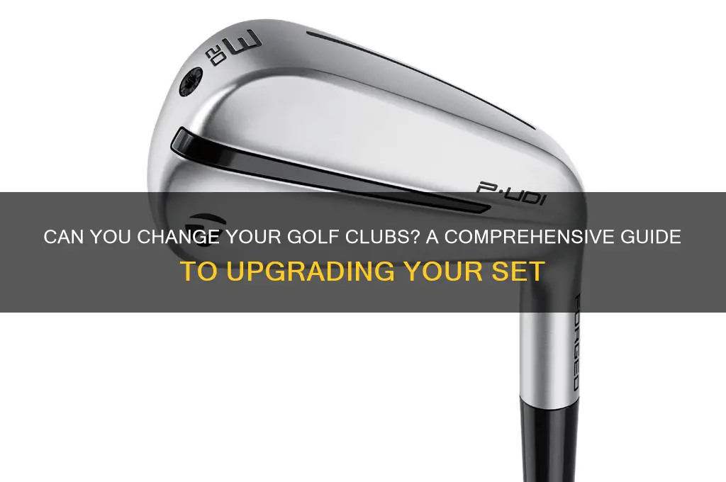 can you change your golf clubs