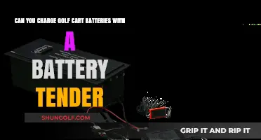 Using a Battery Tender to Charge Golf Cart Batteries: A Guide