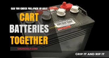 Checking Golf Cart Batteries: Can You Test the Full Pack Together?