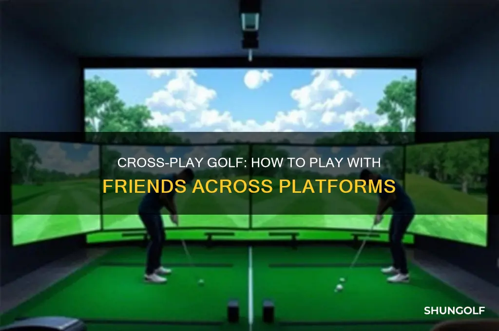 can you cross play golf with friends