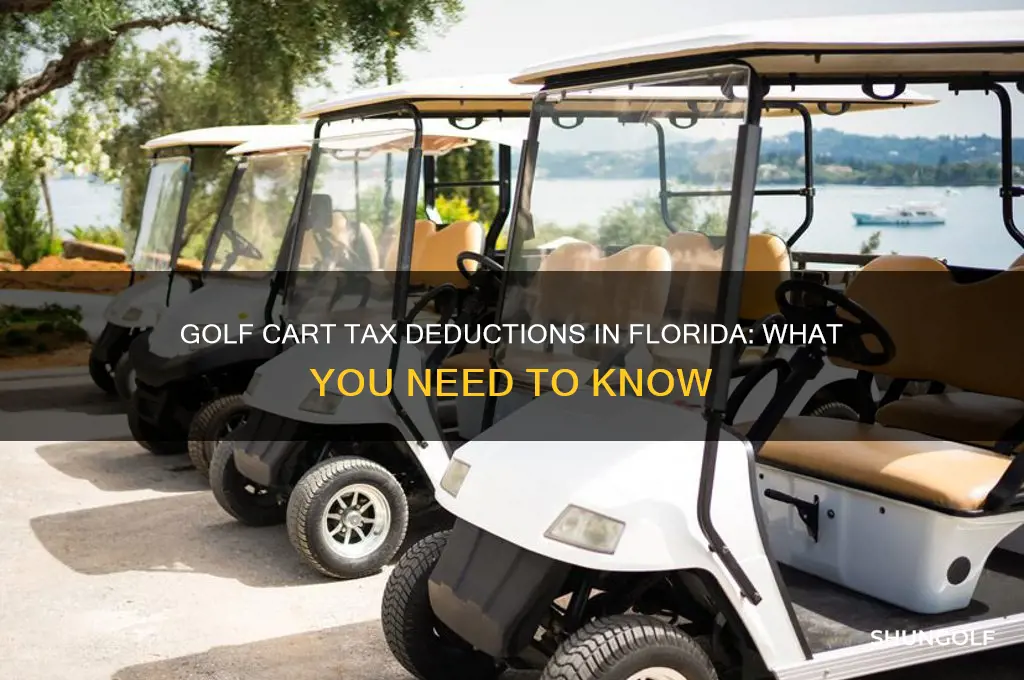 can you deduct a golf cart in florida