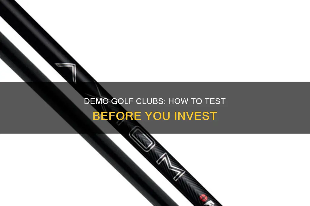 can you demo golf clubs