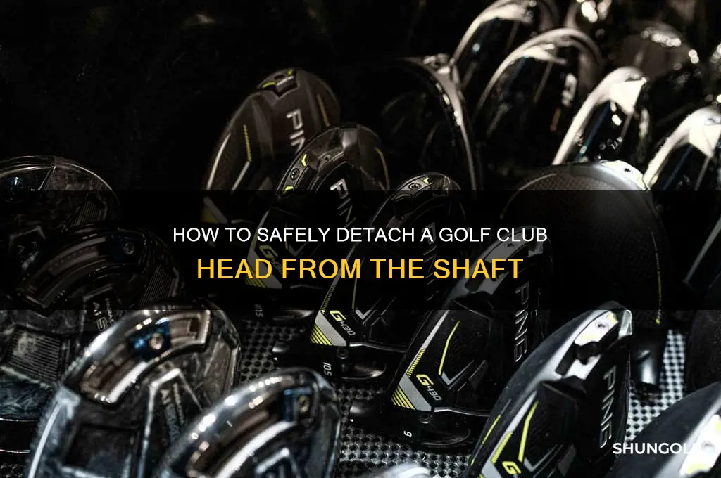 can you detach a golf club head from the shaft