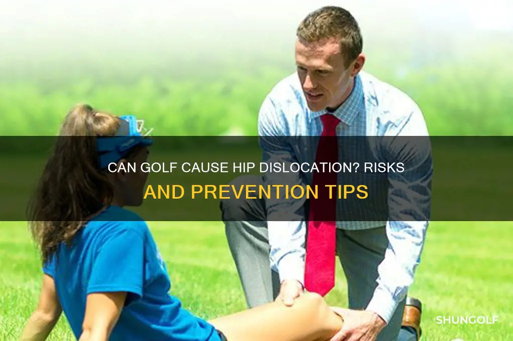 can you dislocate a hip playing golf