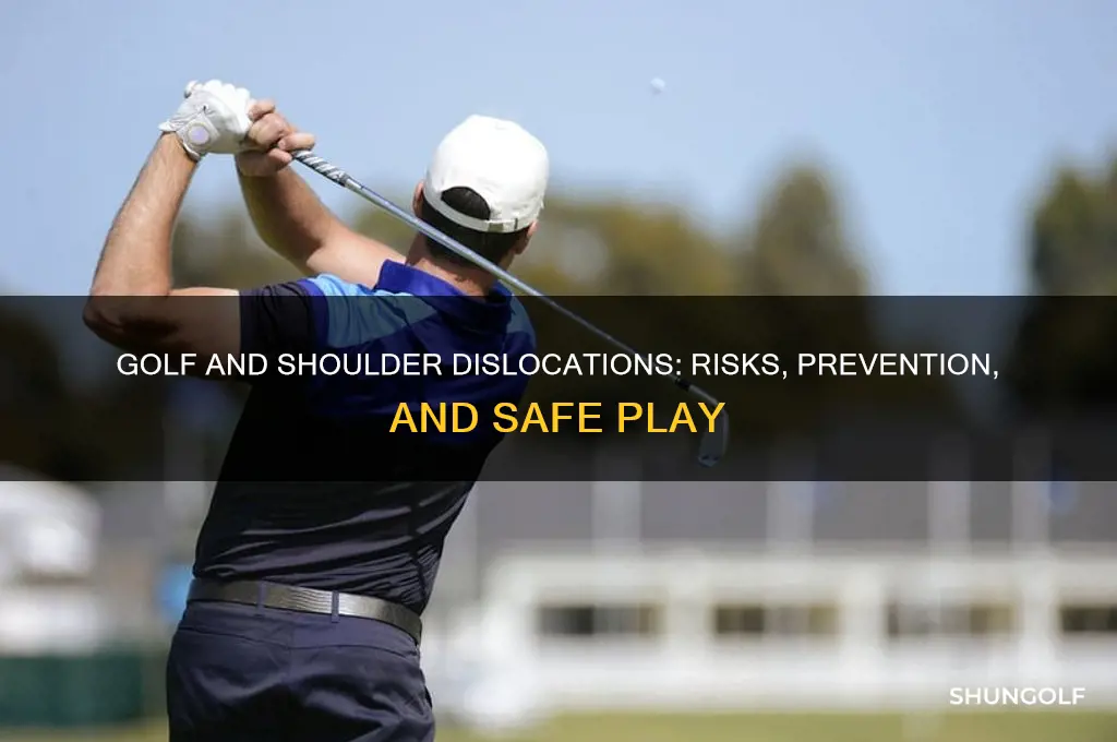 can you dislocate your shoulder playing golf