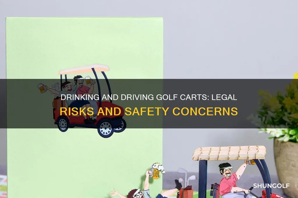 can you drink and drive a golf cart