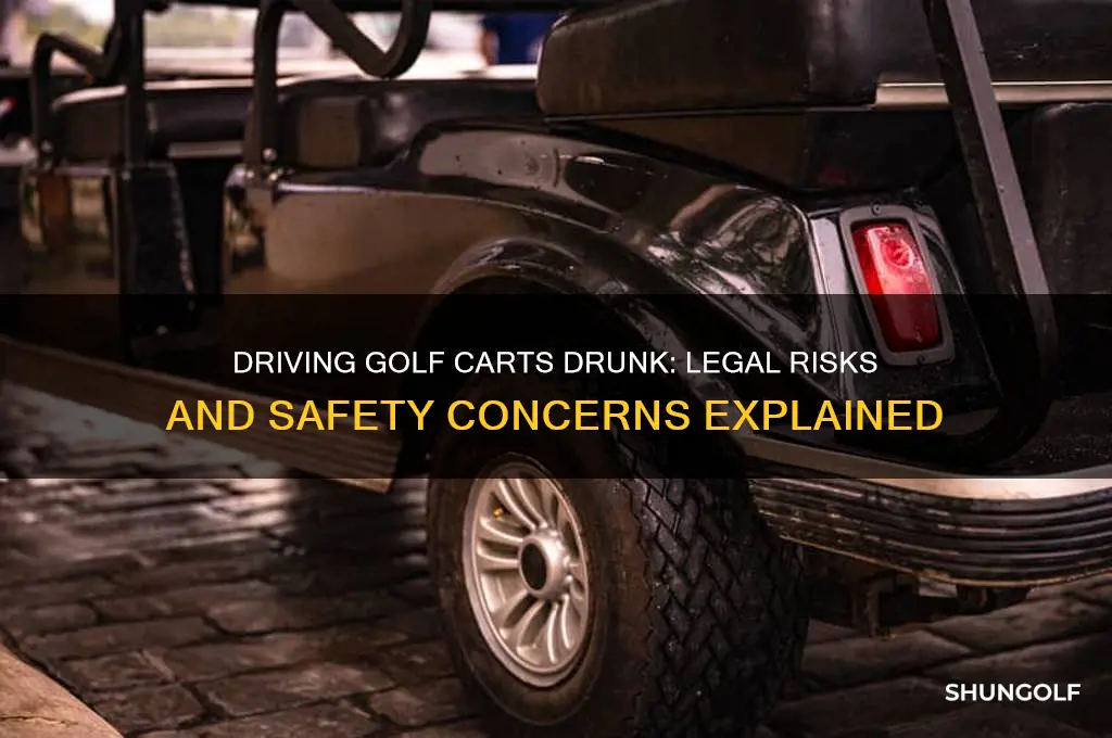 can you drive a golf cart drunk