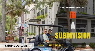 Driving Golf Carts in Your Subdivision: Rules, Safety, and Etiquette