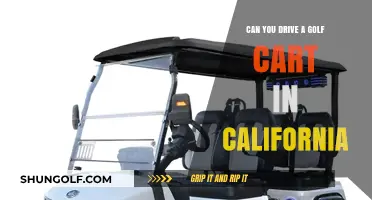 Driving Golf Carts in California: Legal Rules and Requirements