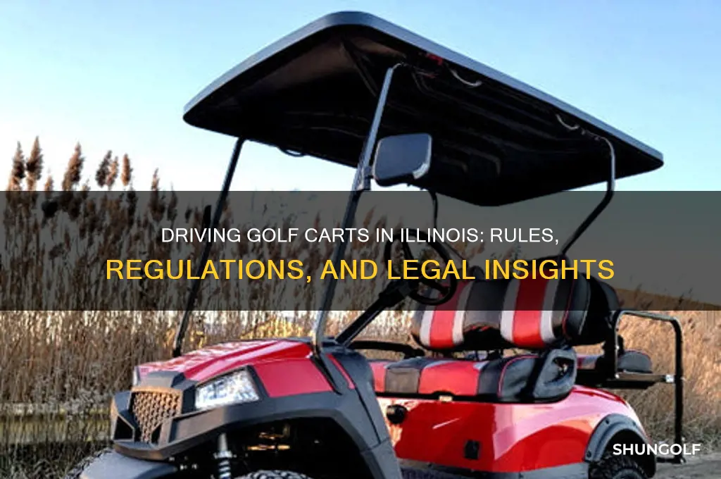 can you drive a golf cart in illinois