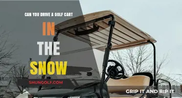 Driving Golf Carts in Snow: Safety Tips and Best Practices