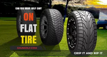 Driving a Golf Cart on a Flat Tire: Risks and Solutions
