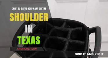 Texas Golf Cart Laws: Driving on Shoulders Explained