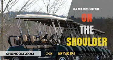 Driving Golf Carts on Road Shoulders: Legal or Risky Move?