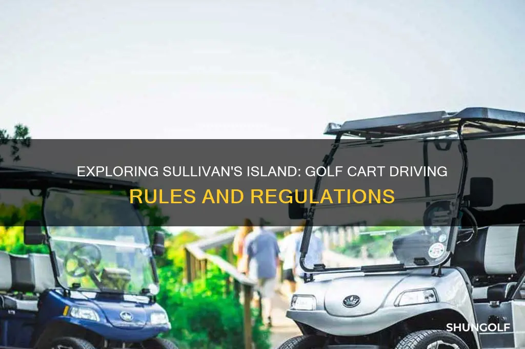 can you drive golf carts at sullivans island