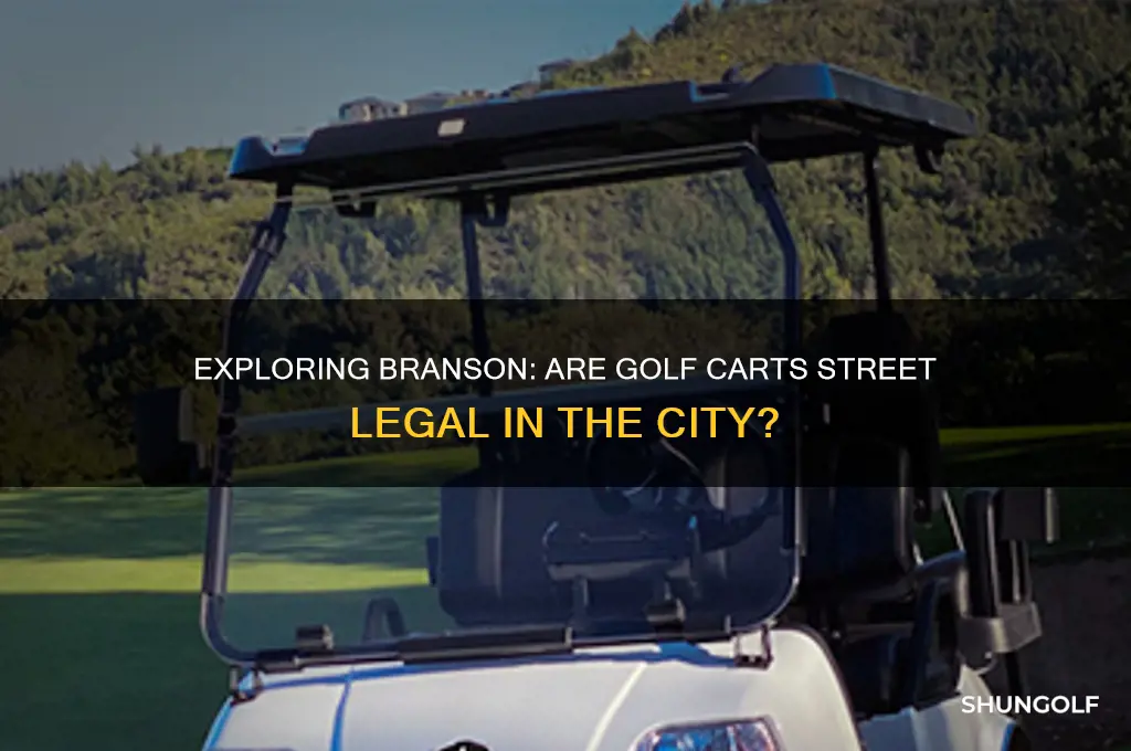 can you drive golf carts in branson