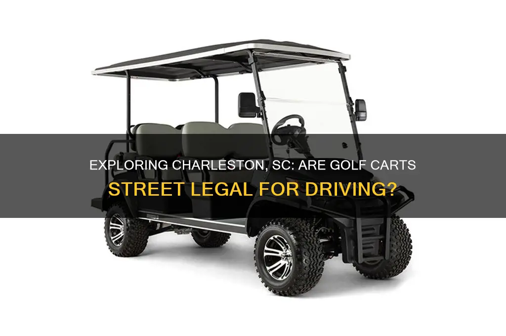 can you drive golf carts in charleston sc