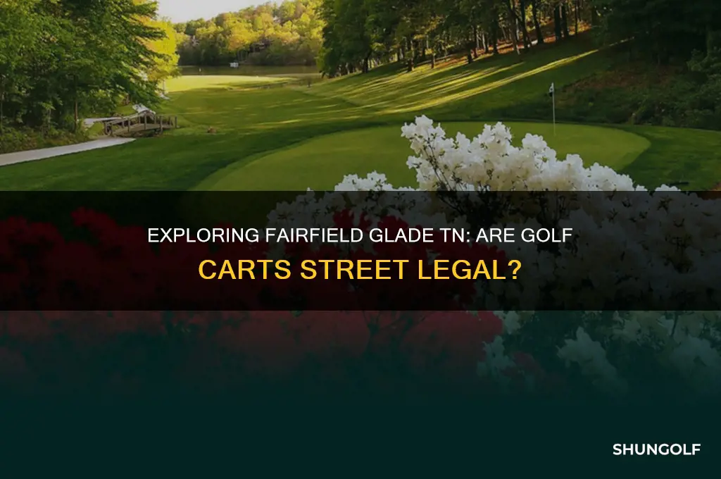 can you drive golf carts in fairfield glade tn