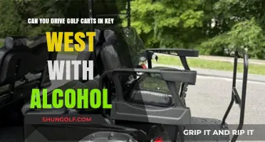 Driving Golf Carts with Alcohol in Key West: Legal or Not?