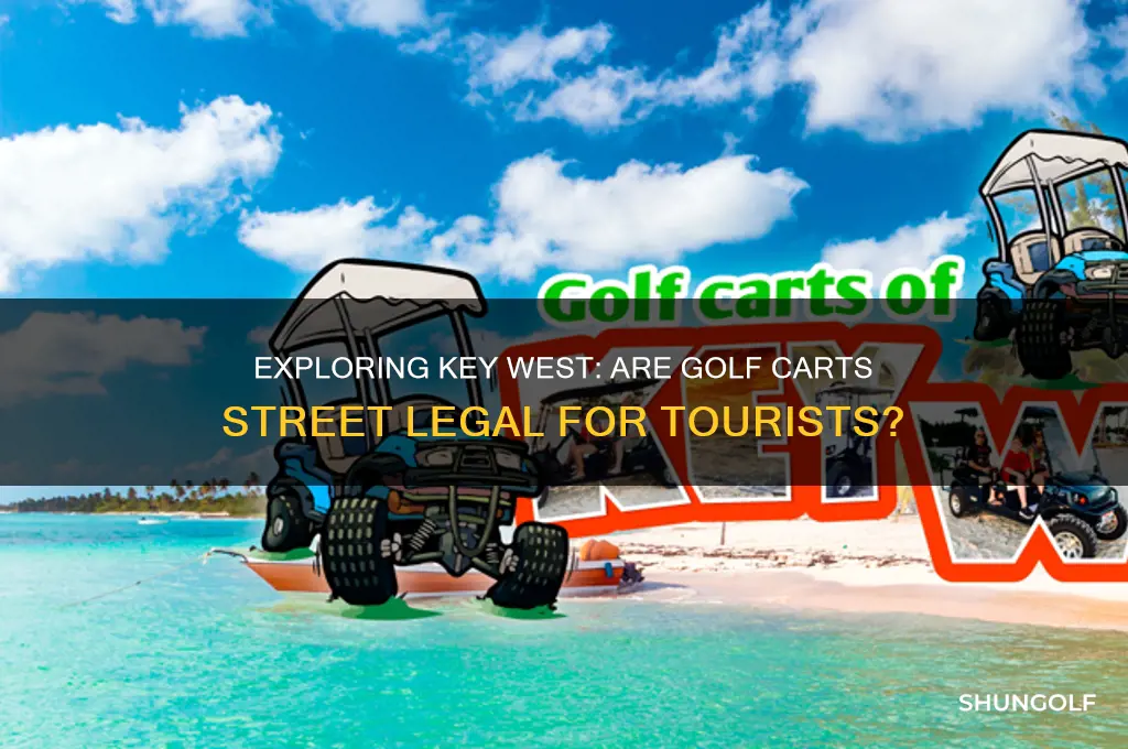 can you drive golf carts in key west