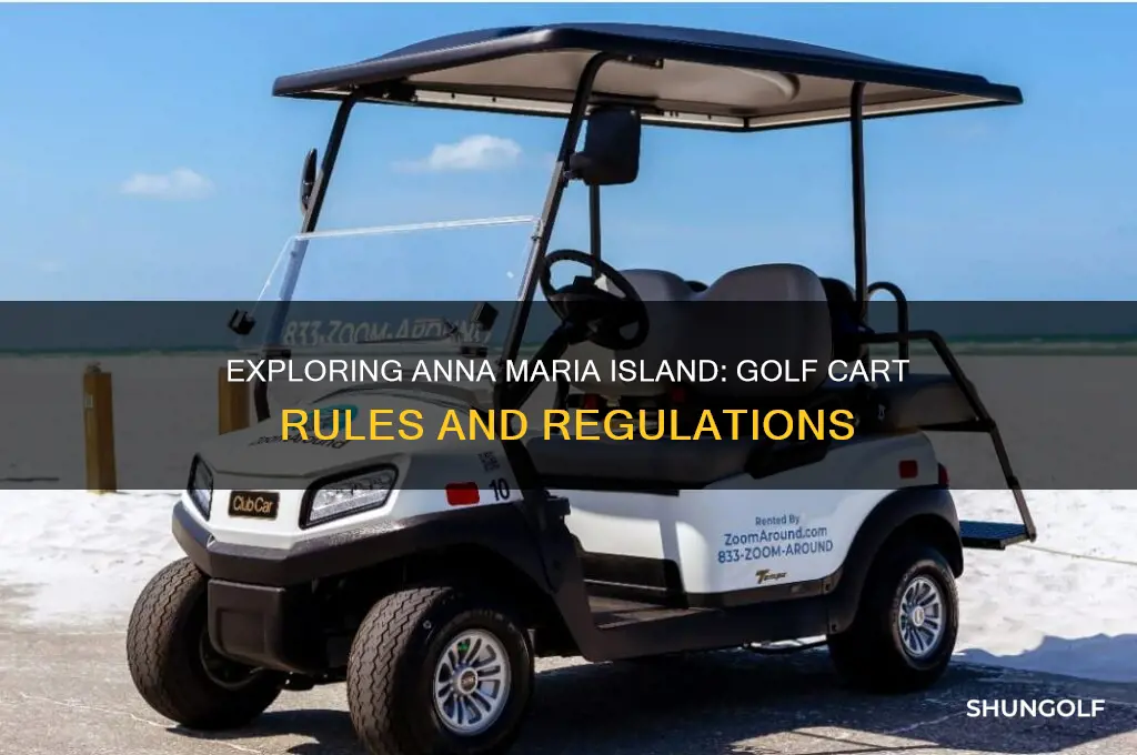 can you drive golf carts on anna maria island