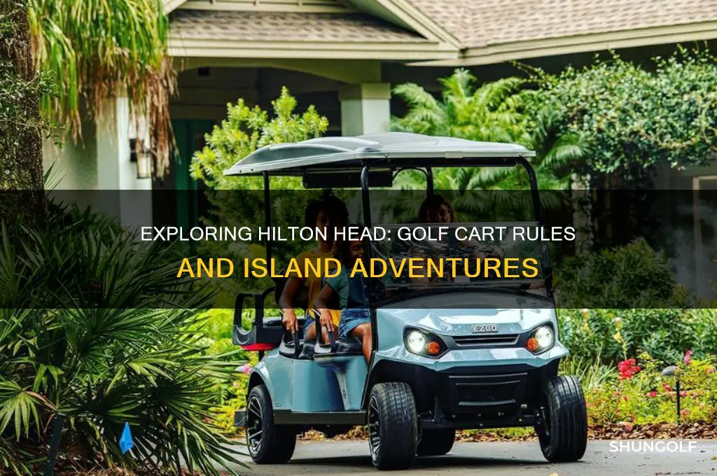 can you drive golf carts on hilton head island