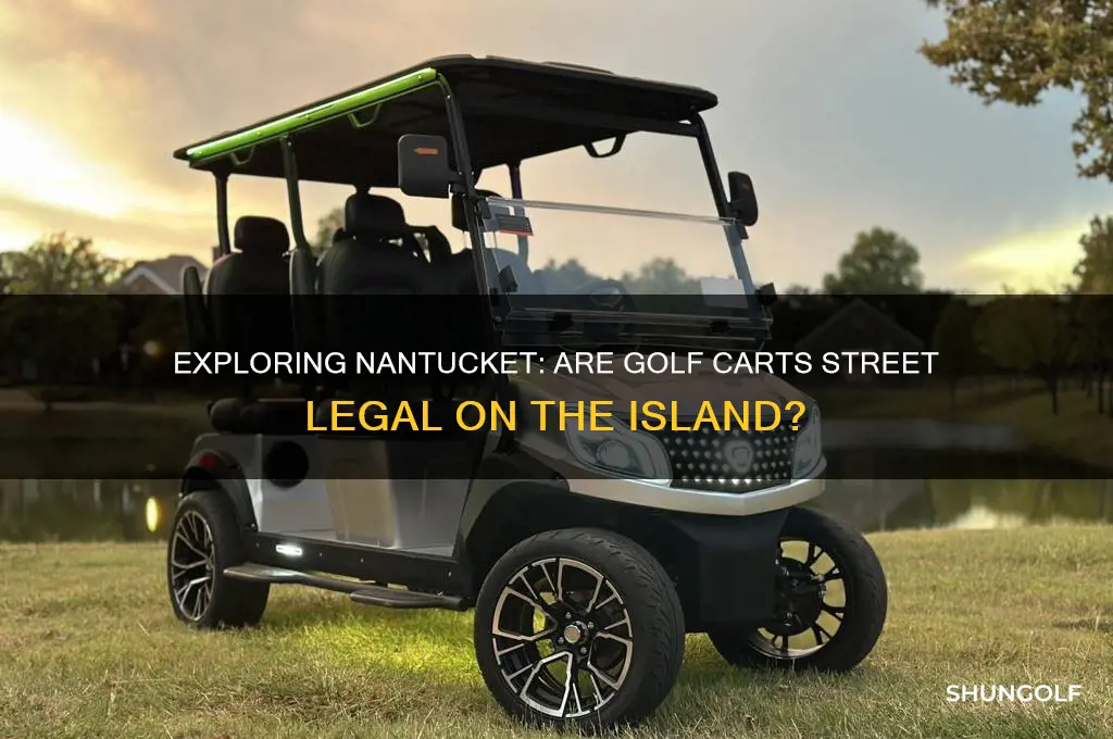 can you drive golf carts on nantucket