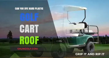 Dyeing Hard Plastic Golf Cart Roofs: Tips, Techniques, and Best Practices
