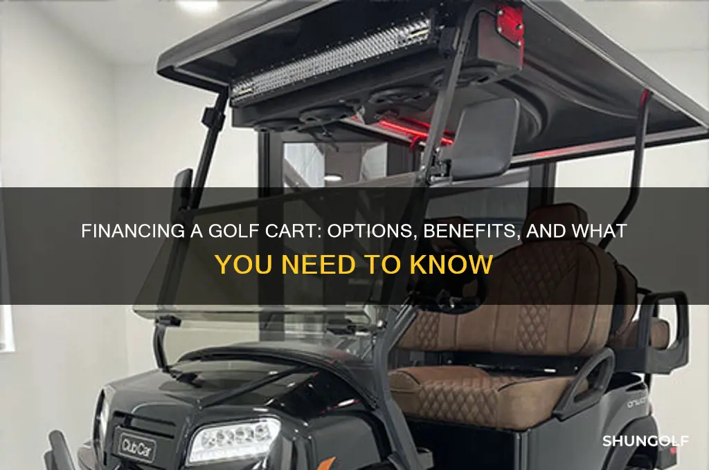 can you finance a golf cart