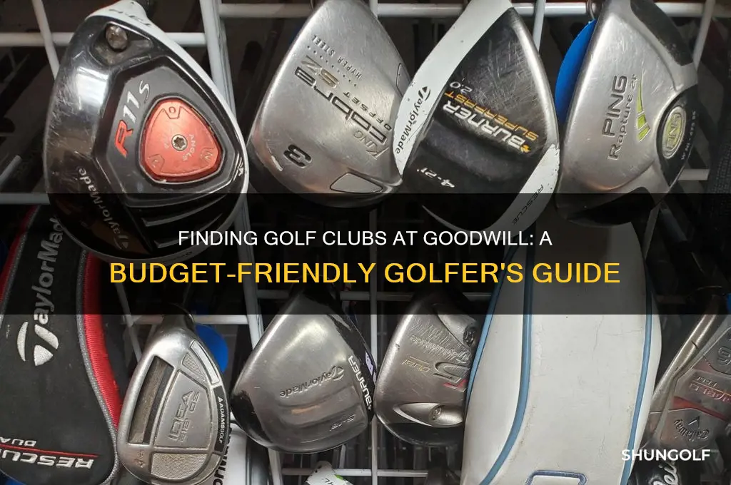 can you find golf clubs at goodwill