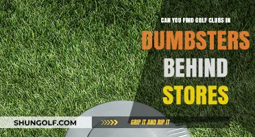 Dumpster Diving for Golf Clubs: Unlikely Finds Behind Stores?