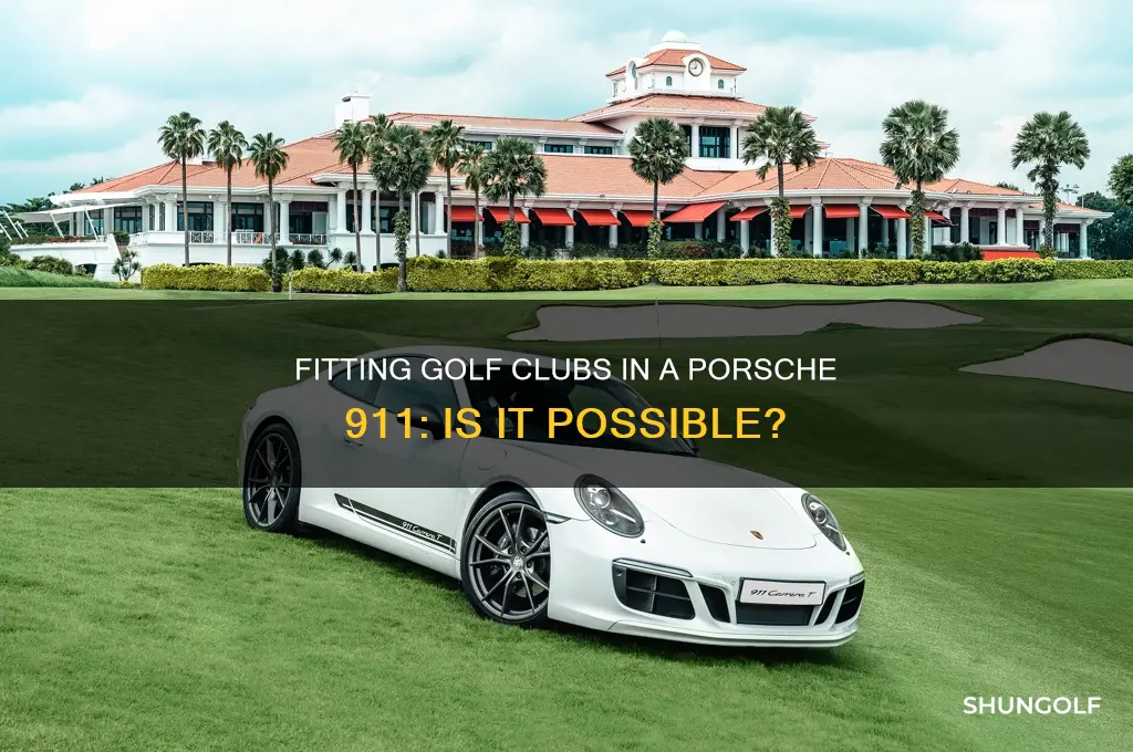 can you fit golf clubs in a 911