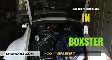 Fitting Golf Clubs in a Boxster: Tips and Tricks for Success