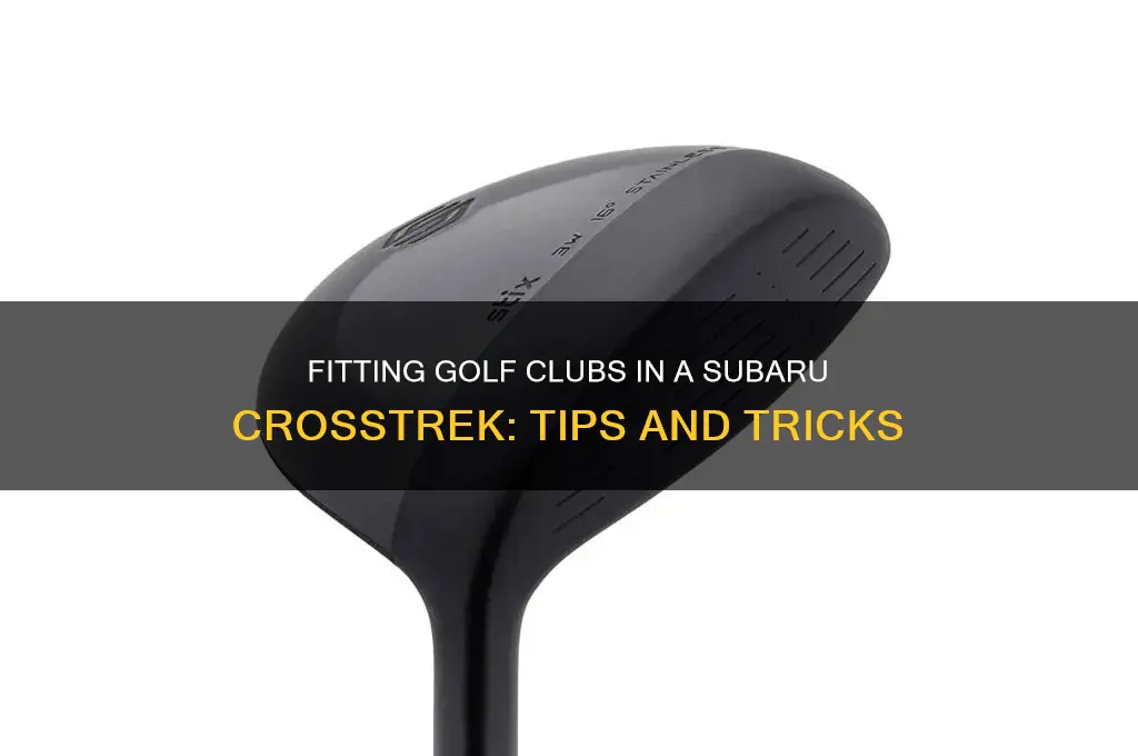 can you fit golf clubs in a crosstrek