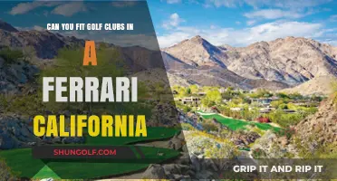 Fitting Golf Clubs in a Ferrari California: Is It Possible?
