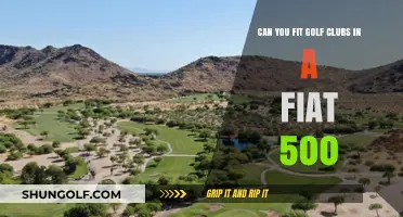 Golf Clubs in a Fiat 500: Is It Possible?
