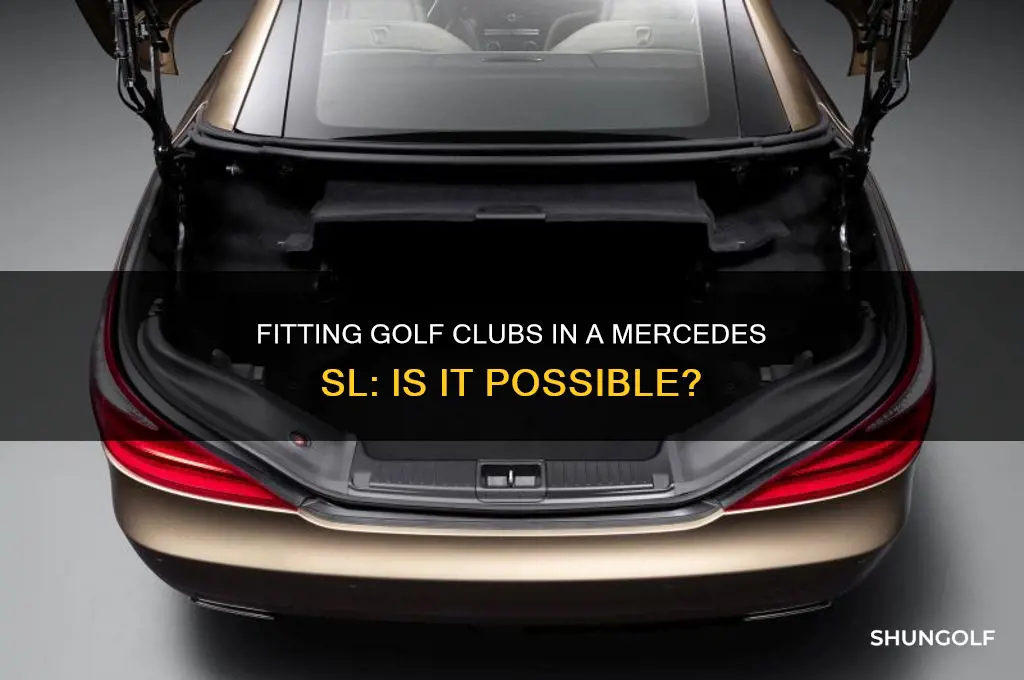 can you fit golf clubs in a mercedes sl