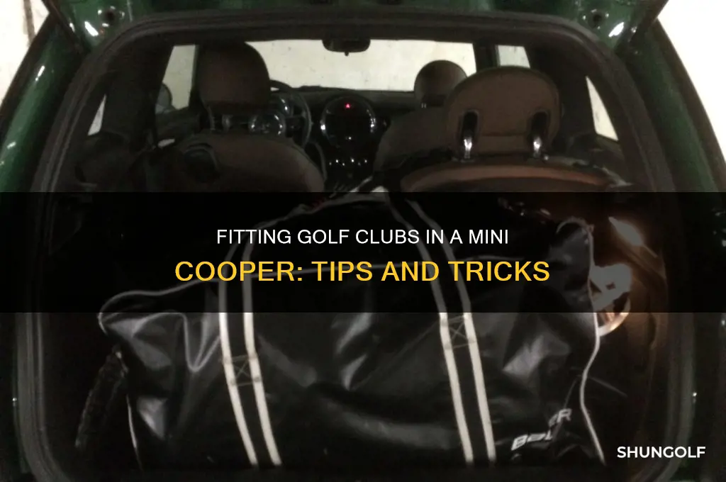 can you fit golf clubs in a mini cooper