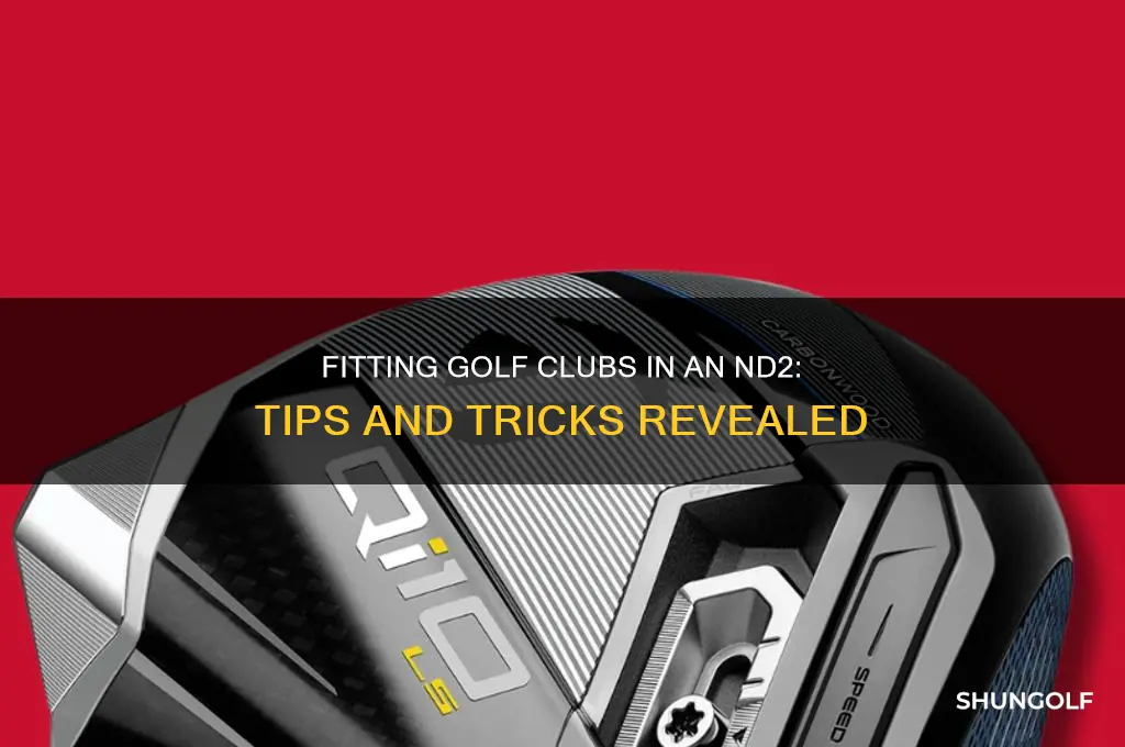 can you fit golf clubs in a nd2