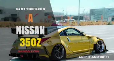 Fitting Golf Clubs in a Nissan 350Z: Is It Possible?