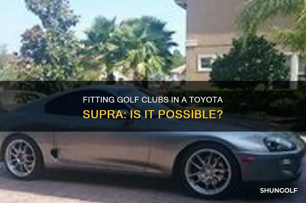 can you fit golf clubs in a supra