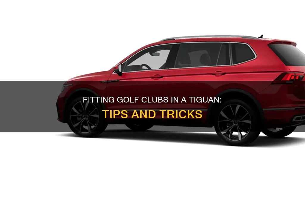 can you fit golf clubs in a tiguan
