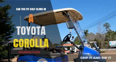 Fitting Golf Clubs in a Toyota Corolla: Tips and Tricks