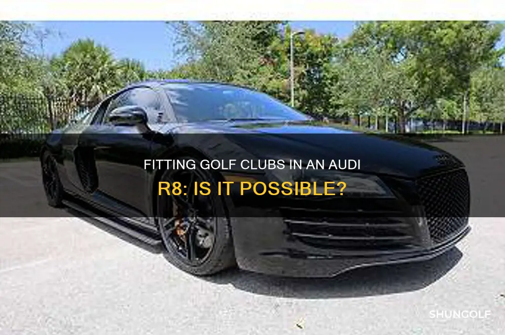 can you fit golf clubs in audi r8