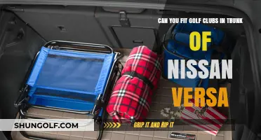 Fitting Golf Clubs in a Nissan Versa Trunk: Is It Possible?