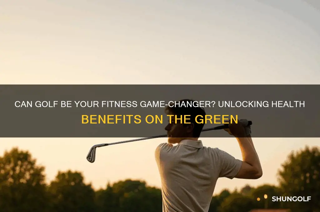 can you get fit playing golf